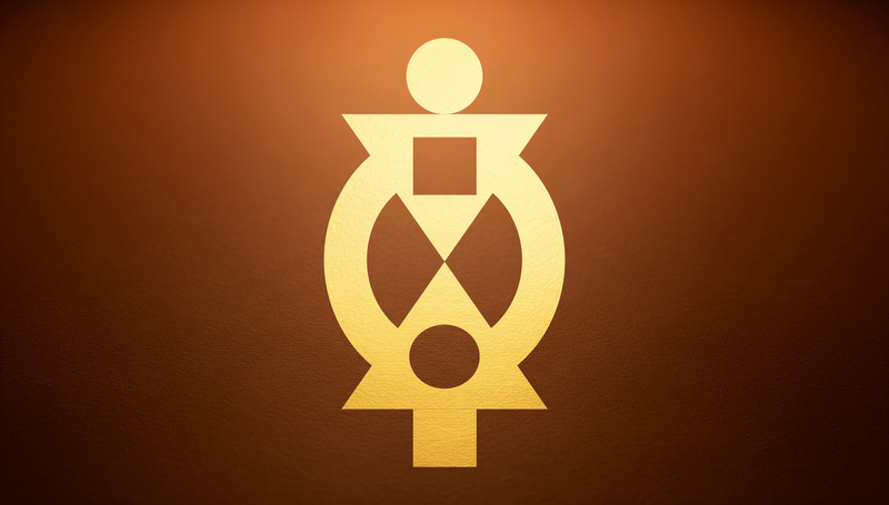 Boa Me Na Me Mmoa Wo — the Adinkra symbol of mutual aid and cooperation; the phrase that names both asking and offering in a single breath