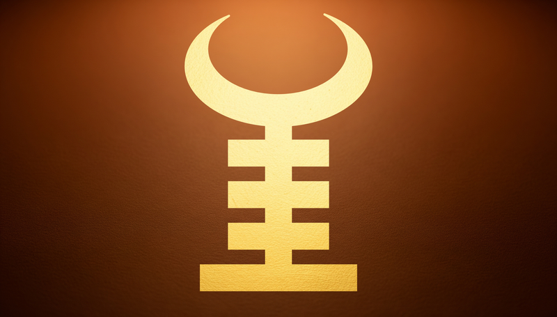 Osiadan Nyame Adinkra symbol — God the Builder, divine creation and sustaining power, Akan wisdom