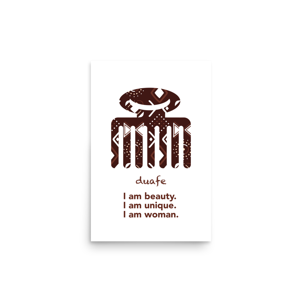 Duafe Poster - I am woman