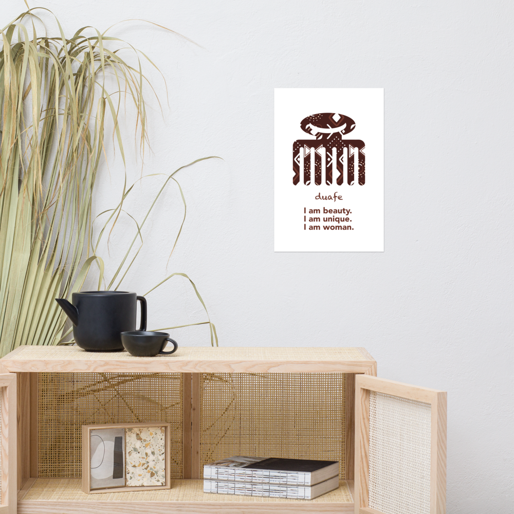 Duafe Poster - I am woman