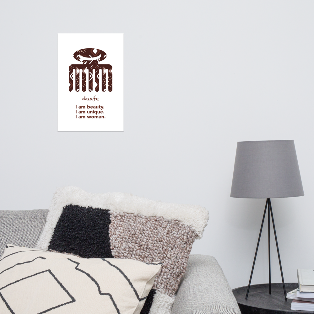Duafe Poster - I am woman