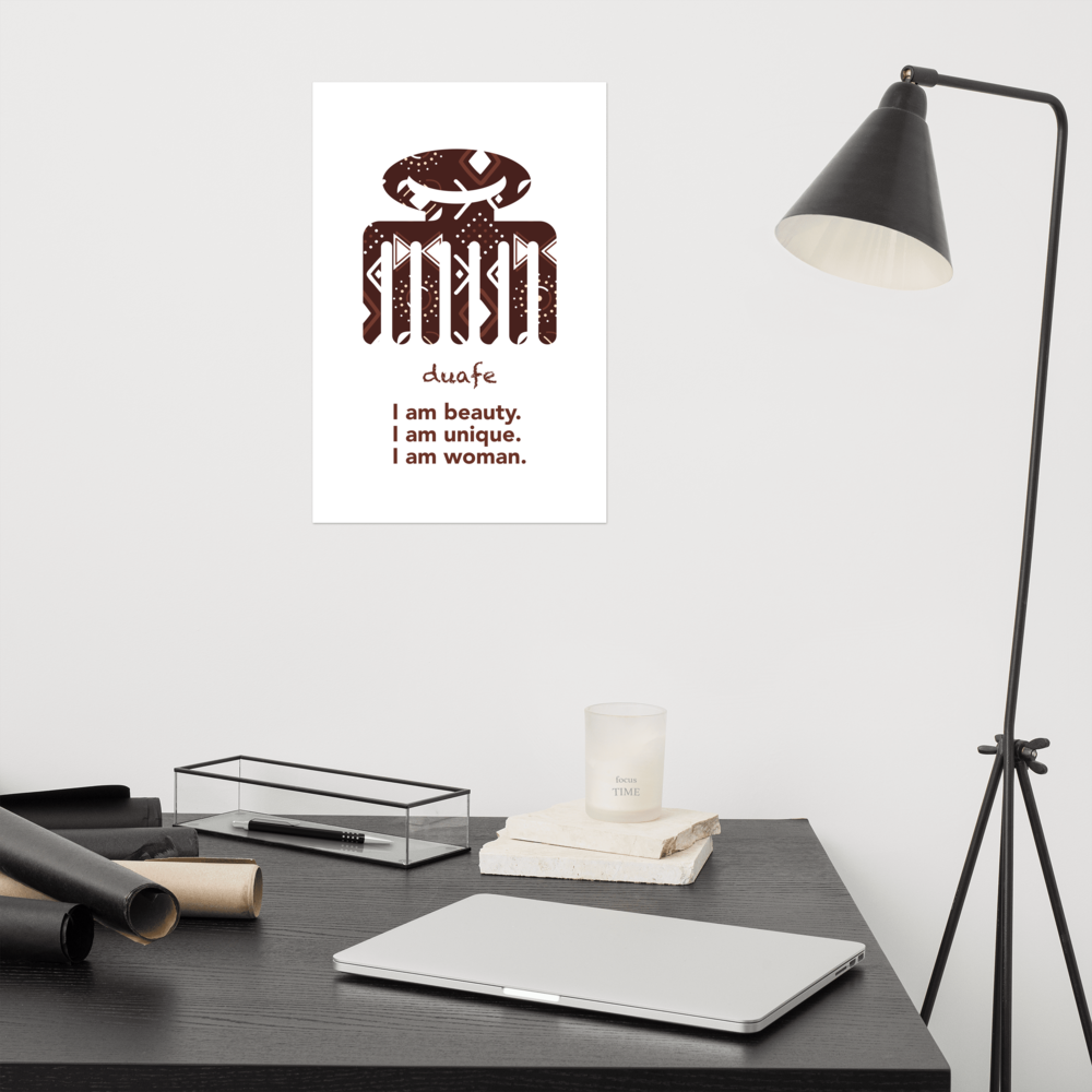 Duafe Poster - I am woman
