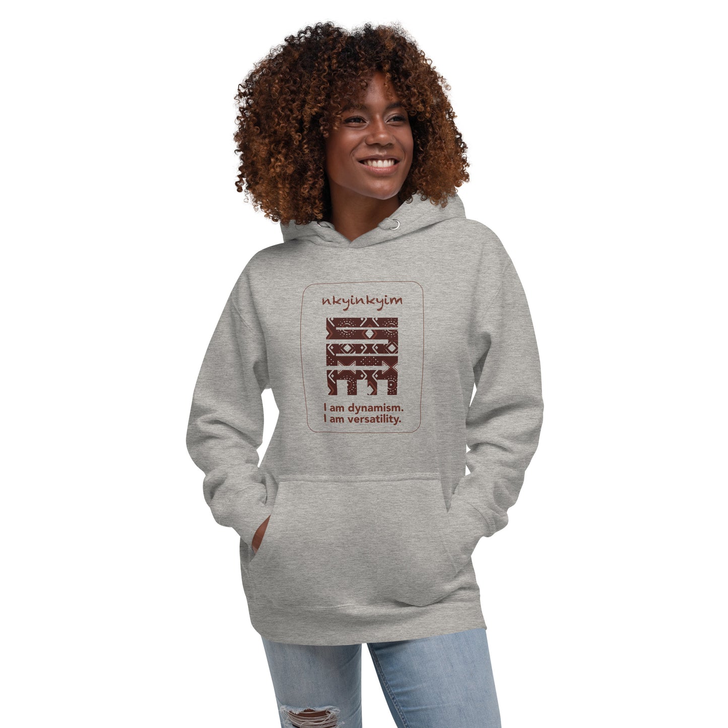 Nkyinkyim Hoodie - I am versatility.