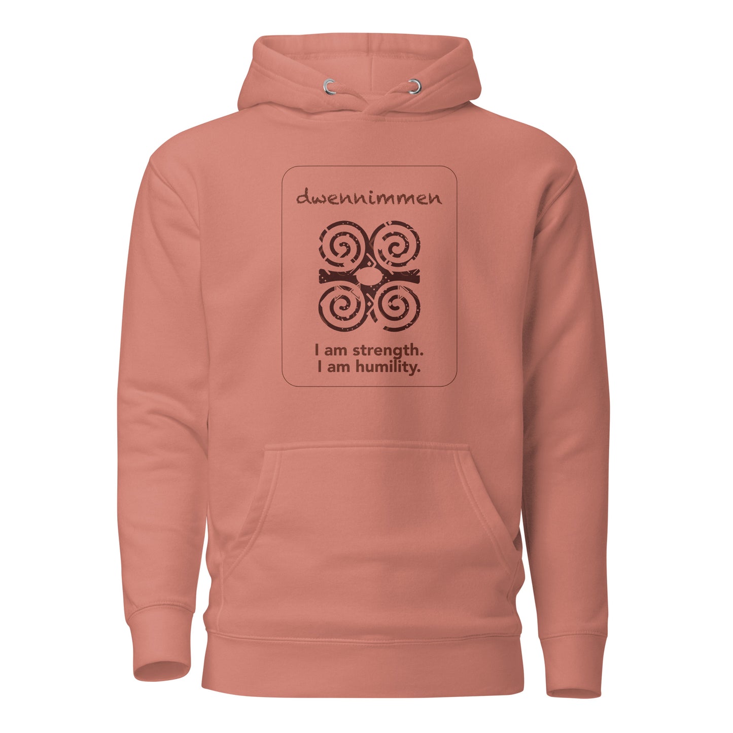 Dwennimmen-Kapuzenpullover – Ich bin Stärke.