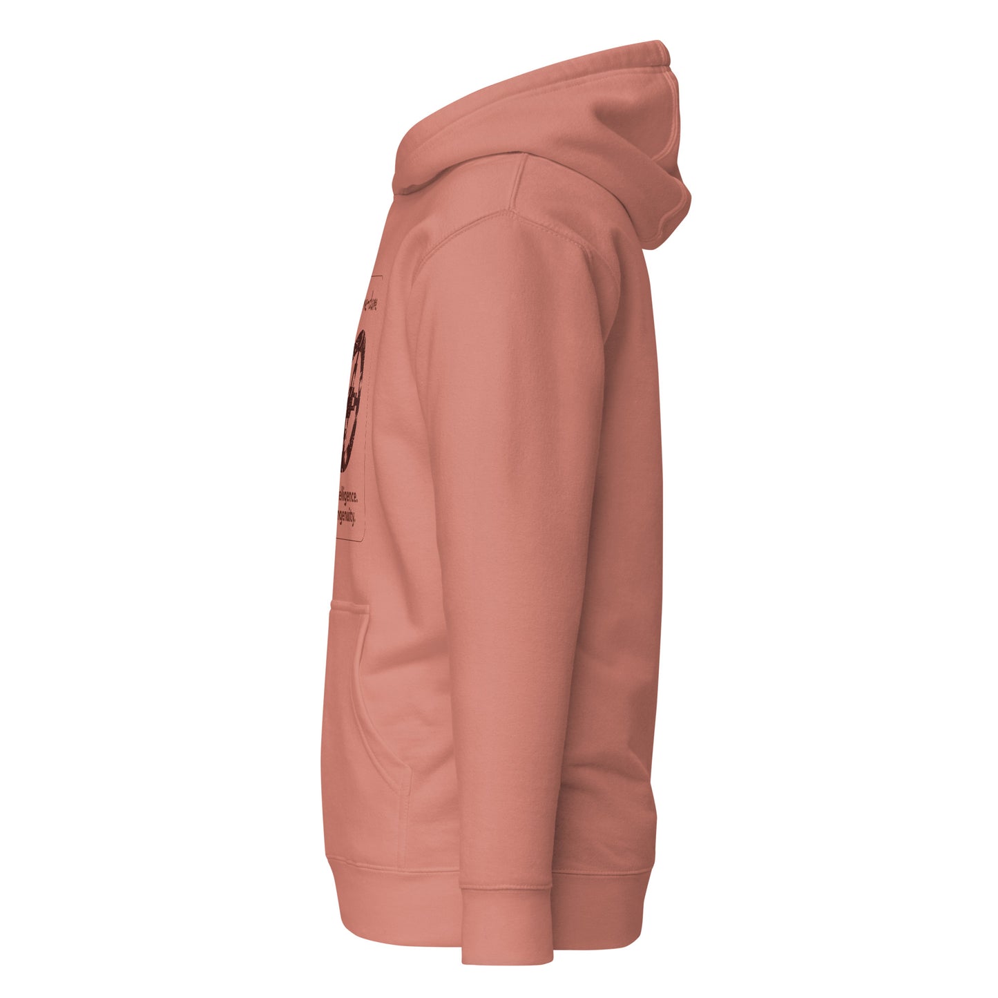 Dame-dame Hoodie - I am intelligence.