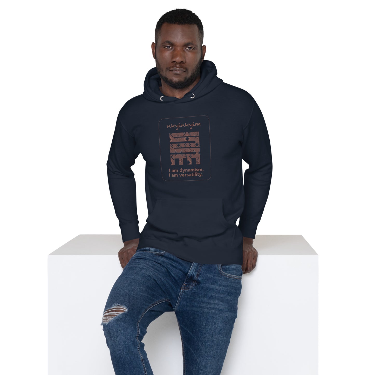 Nkyinkyim Hoodie - I am versatility.