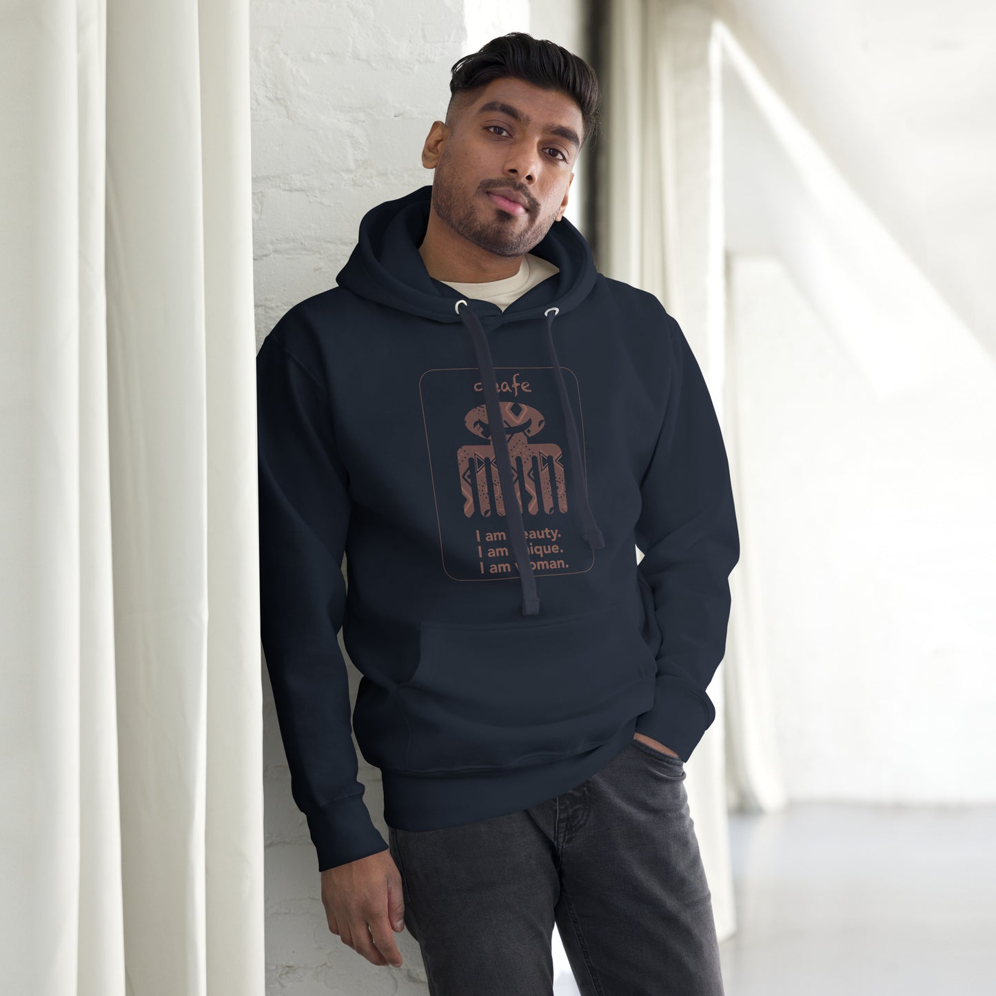 Duafe Hoodie - I am woman.