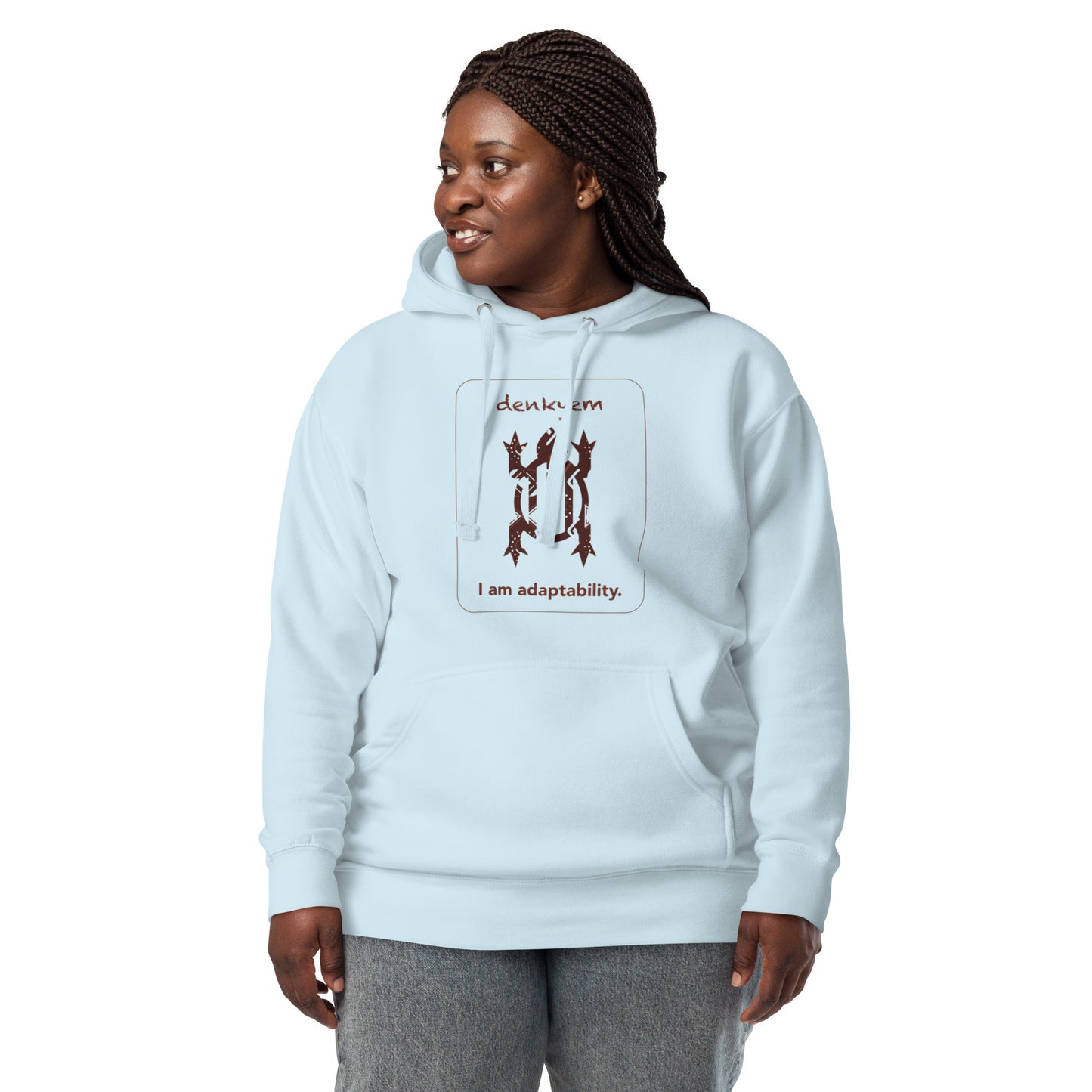 Denkyem Hoodie - I am adaptability.