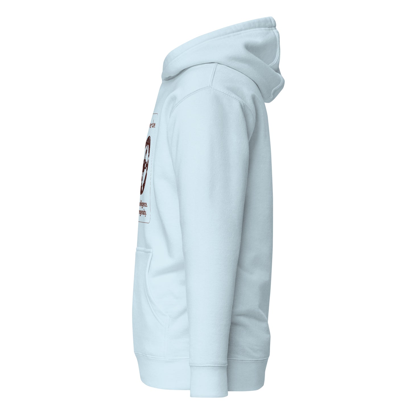 Dame-dame Hoodie - I am intelligence.