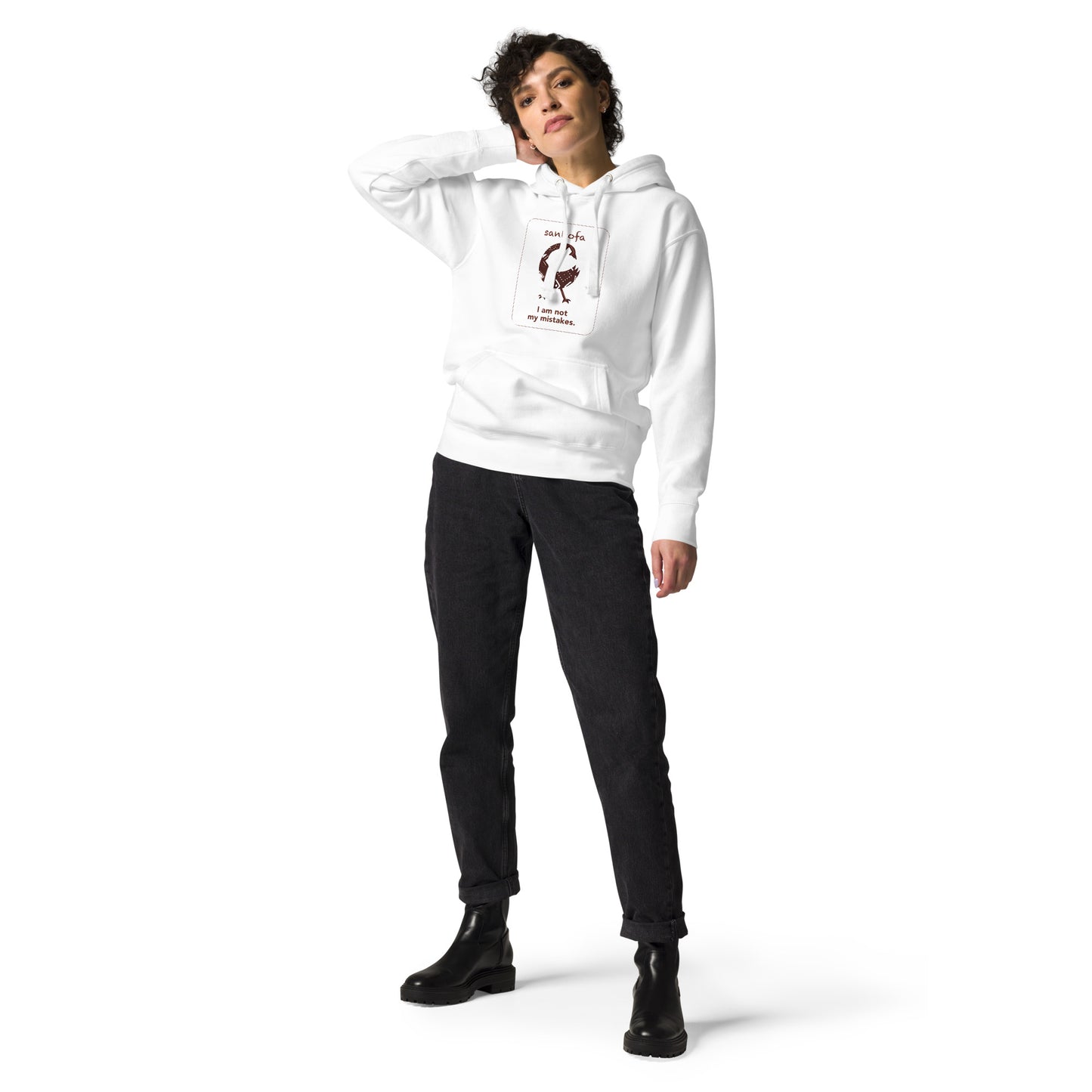 Sankofa Hoodie - I am not my mistakes.