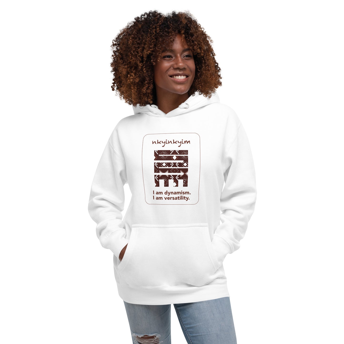 Nkyinkyim Hoodie - I am versatility.