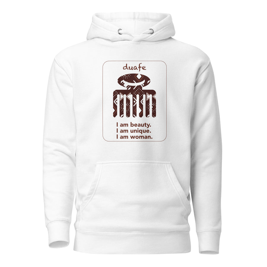 Duafe Adinkra Symbol Hoodie