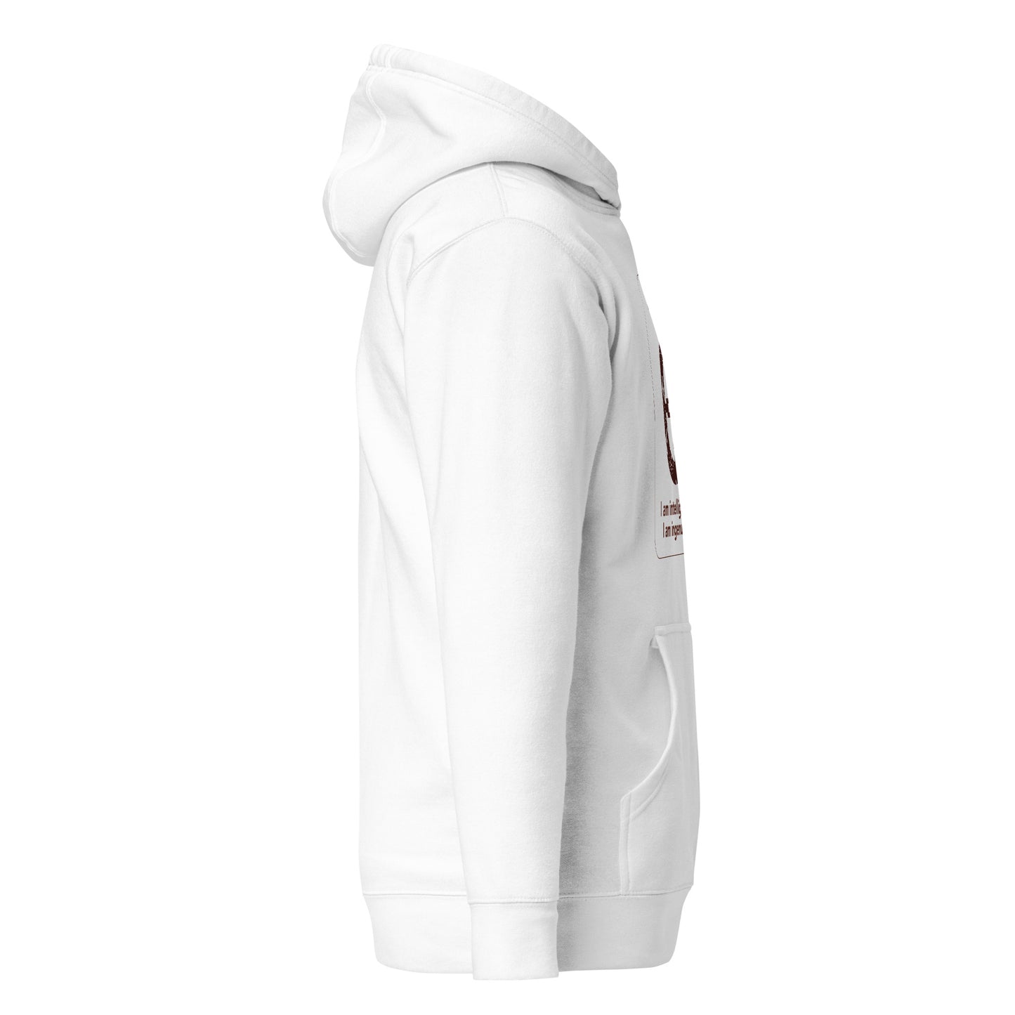 Dame-dame Hoodie - I am intelligence.
