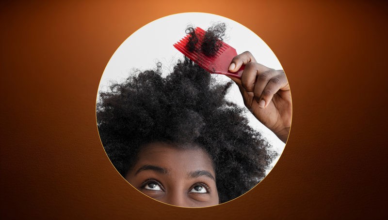 Duafe Adinkra symbol — a carved wooden comb representing beauty, femininity, patience, and the practice of self-care in Akan tradition