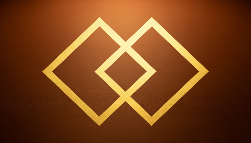 Epa — the Adinkra symbol representing law, captivity, and the binding force of authority; one of the few Adinkra symbols that names an instrument of coercion directly  