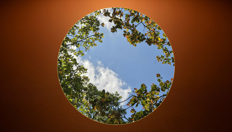 Nyame Biribi Adinkra symbol — representing hope and divine providence in Akan tradition, from the proverb God has something good up there