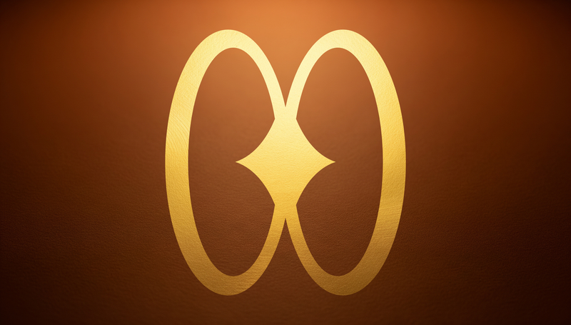 Nyame Biribi Wo Soro Adinkra symbol — a symbol of hope and divine providence representing the Akan belief that God holds something in the heavens in readiness for those who remain open