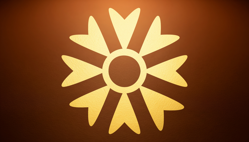 Oheneba Adinkra symbol — child of the king, nobility and good character, Akan wisdom