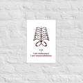 Aya Adinkra Symbol Poster