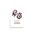 Bi Nka Bi Adinkra Symbol Poster