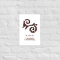 Bi Nka Bi Adinkra Symbol Poster