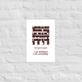 Nkyinkyim Adinkra Symbol Poster