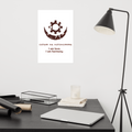 Osram Ne Nsronomma Adinkra Symbol Poster