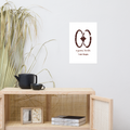 Nyame Biribi Adinkra Symbol Poster
