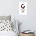 Sankofa Adinkra Symbol Poster