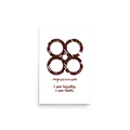 Mpuannum Adinkra Symbol Poster