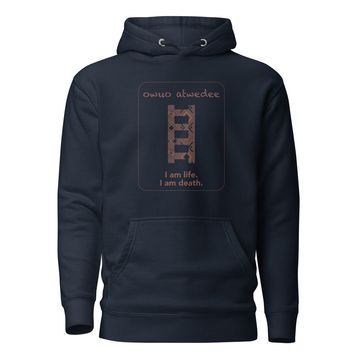 Owuo Atwedee Adinkra Symbol Hoodie