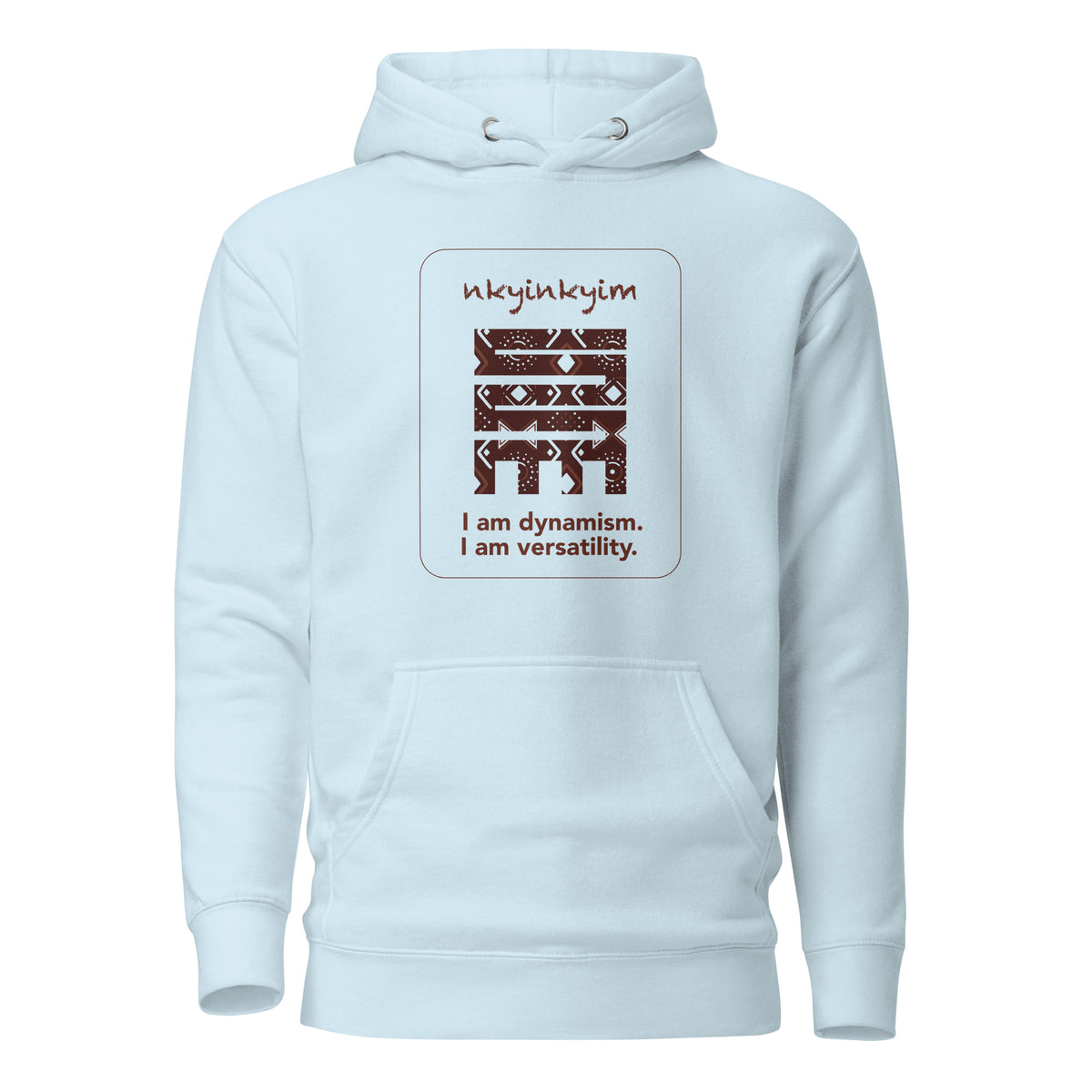 Nkyinkyim Adinkra Symbol Hoodie
