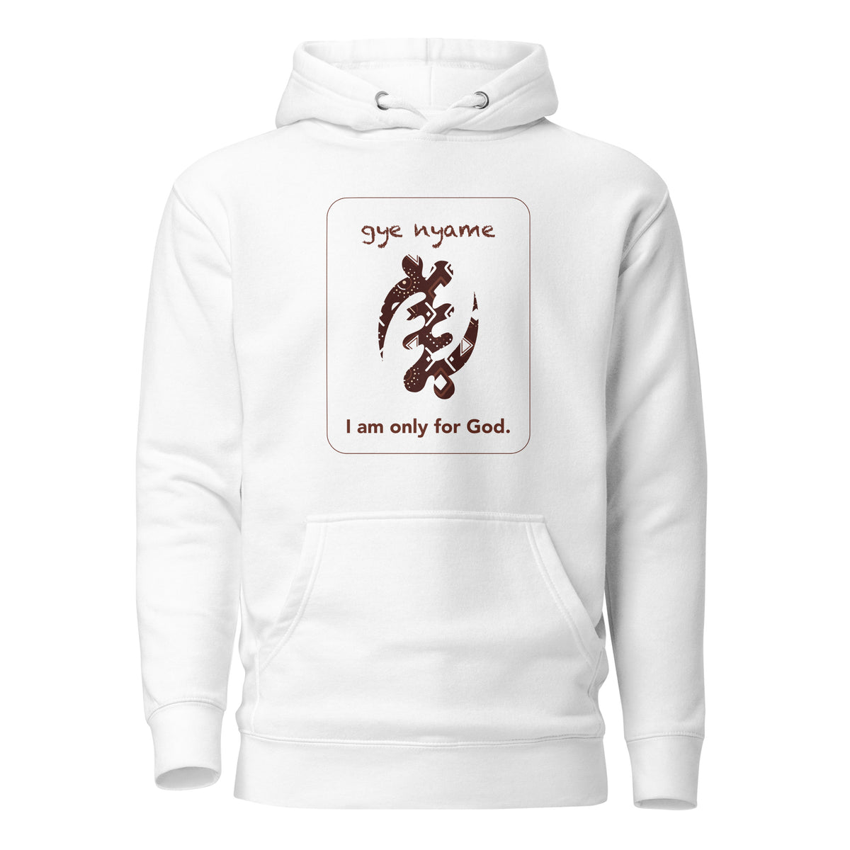 Gye Nyame Adinkra Symbol Hoodie