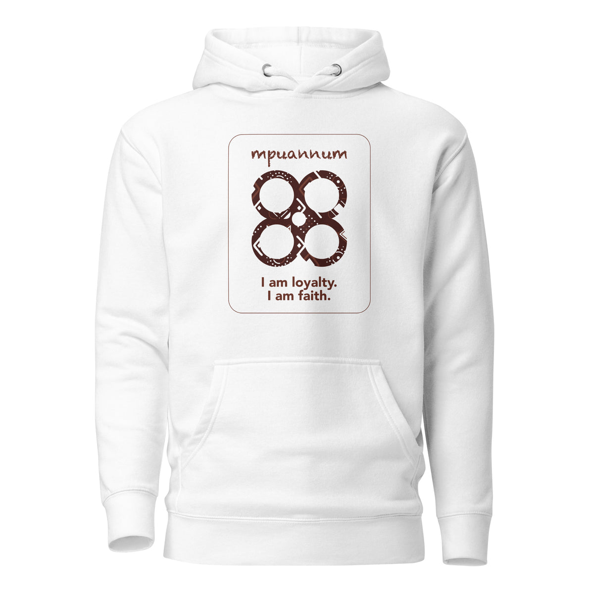 Mpuannum Adinkra Symbol Hoodie