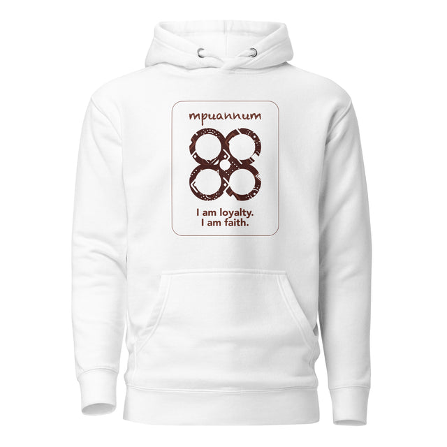 Mpuannum Adinkra Symbol Hoodie