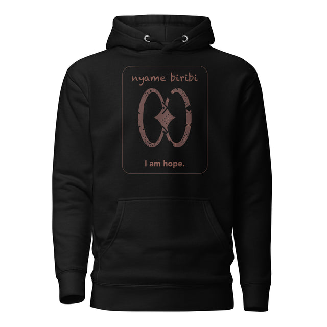 Nyame Biribi Adinkra Symbol Hoodie